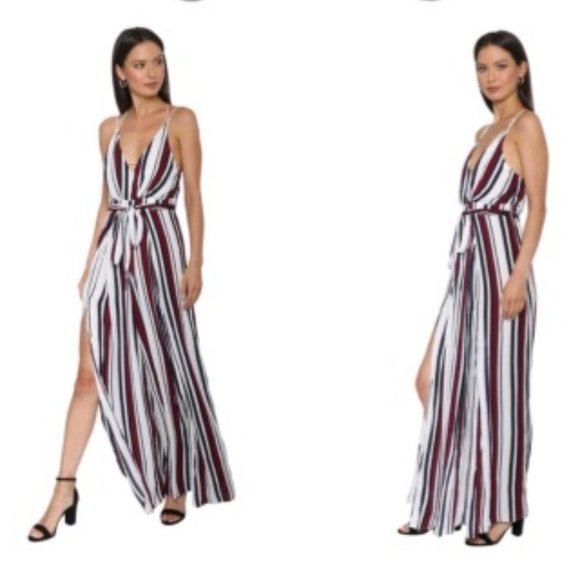 NEW Striped JUMPSUIT Robertson & Rodeo.. - Picture 3 of 6